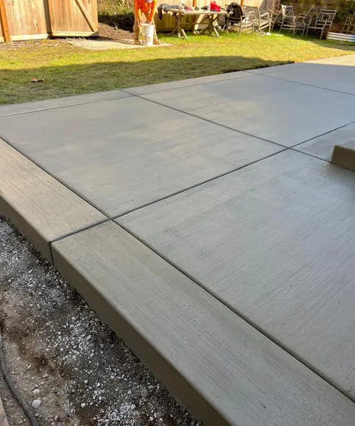 Broom Finish With Decorative Borders And Stair System in Snoqualmie 